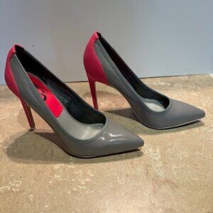 Sam Edelman pink and gray pumps